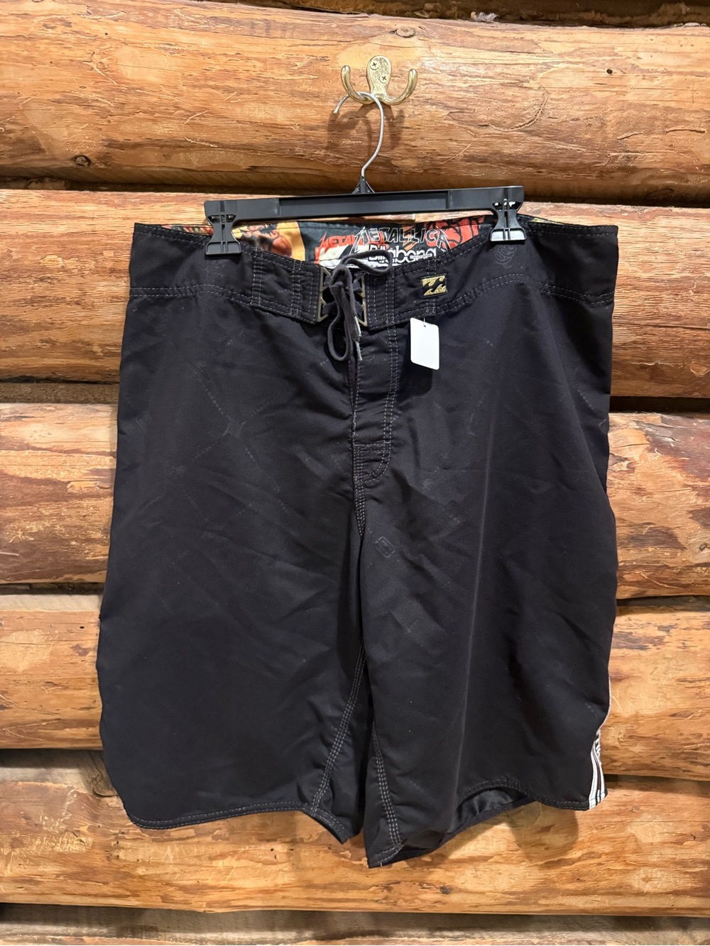 🖤Very cool collectible 38” Billabong Men’s Y2K Metallica Black Boardshorts